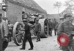Image of British soldiers setup an 8-inch howitzer France, 1916, second 32 stock footage video 65675048385