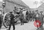 Image of British soldiers setup an 8-inch howitzer France, 1916, second 33 stock footage video 65675048385