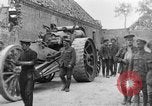 Image of British soldiers setup an 8-inch howitzer France, 1916, second 34 stock footage video 65675048385