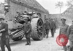 Image of British soldiers setup an 8-inch howitzer France, 1916, second 35 stock footage video 65675048385