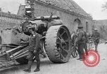 Image of British soldiers setup an 8-inch howitzer France, 1916, second 38 stock footage video 65675048385