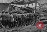 Image of British soldiers setup an 8-inch howitzer France, 1916, second 41 stock footage video 65675048385
