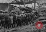 Image of British soldiers setup an 8-inch howitzer France, 1916, second 42 stock footage video 65675048385