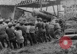 Image of British soldiers setup an 8-inch howitzer France, 1916, second 44 stock footage video 65675048385
