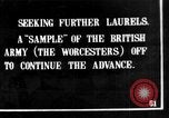 Image British Worcestershire Regiment se déplaçant sur les lignes de front France, 1916, de la seconde 1 séquences d'archives historiques vidéo 65675048386