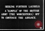 Image British Worcestershire Regiment se déplaçant sur les lignes de front France, 1916, de la seconde 3 séquences d'archives historiques vidéo 65675048386