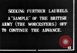 Image British Worcestershire Regiment se déplaçant sur les lignes de front France, 1916, de la seconde 5 séquences d'archives historiques vidéo 65675048386