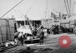 Image of Allied military equipment unloaded from the Arakan Bordeaux France, 1918, second 15 stock footage video 65675048399
