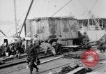 Image of Allied military equipment unloaded from the Arakan Bordeaux France, 1918, second 60 stock footage video 65675048399