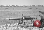 Image of Soldier displays a Lewis machine gun United States USA, 1918, second 19 stock footage video 65675048409
