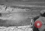 Image of Soldier displays a Lewis machine gun United States USA, 1918, second 20 stock footage video 65675048409
