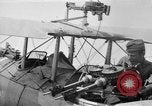 Image of Twin Lewis machine guns installed on DH-4 airplane Scarff ring United States USA, 1918, second 1 stock footage video 65675048411