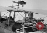 Image of Twin Lewis machine guns installed on DH-4 airplane Scarff ring United States USA, 1918, second 3 stock footage video 65675048411