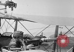 Image of Twin Lewis machine guns installed on DH-4 airplane Scarff ring United States USA, 1918, second 7 stock footage video 65675048411