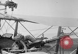 Image of Twin Lewis machine guns installed on DH-4 airplane Scarff ring United States USA, 1918, second 8 stock footage video 65675048411