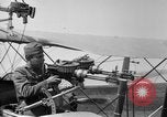 Image of Twin Lewis machine guns installed on DH-4 airplane Scarff ring United States USA, 1918, second 9 stock footage video 65675048411