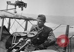 Image of Twin Lewis machine guns installed on DH-4 airplane Scarff ring United States USA, 1918, second 11 stock footage video 65675048411