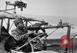 Image of Twin Lewis machine guns installed on DH-4 airplane Scarff ring United States USA, 1918, second 17 stock footage video 65675048411