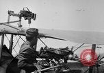 Image of Twin Lewis machine guns installed on DH-4 airplane Scarff ring United States USA, 1918, second 19 stock footage video 65675048411