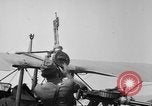 Image of Twin Lewis machine guns installed on DH-4 airplane Scarff ring United States USA, 1918, second 29 stock footage video 65675048411