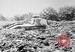 Image of French Renault FT tanks in World War II France, 1918, second 40 stock footage video 65675048414