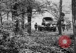Image of 155mm long gun towed by army truck France, 1918, second 23 stock footage video 65675048427