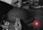 Image of World War 1 American Army helmets assembled at Ford plant Philadelphia Pennsylvania USA, 1918, second 18 stock footage video 65675048436