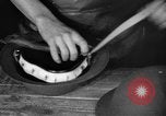 Image of World War 1 American Army helmets assembled at Ford plant Philadelphia Pennsylvania USA, 1918, second 28 stock footage video 65675048436