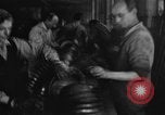 Image of World War 1 American Army helmets assembled at Ford plant Philadelphia Pennsylvania USA, 1918, second 45 stock footage video 65675048436