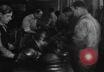 Image of World War 1 American Army helmets assembled at Ford plant Philadelphia Pennsylvania USA, 1918, second 46 stock footage video 65675048436
