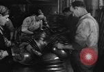 Image of World War 1 American Army helmets assembled at Ford plant Philadelphia Pennsylvania USA, 1918, second 48 stock footage video 65675048436
