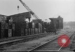 Immagine di Ferrovia le consegne di AEF logistics center in Francia Romorantin Francia, 1918, secondo 55 filmato di repertorio 65675048441