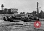 Image of Renault FT tanks Bridgeport Connecticut USA, 1918, second 8 stock footage video 65675048445