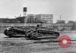 Image of Renault FT tanks Bridgeport Connecticut USA, 1918, second 13 stock footage video 65675048445
