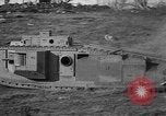 Image of Mark VIII tank driving through a stone wall Bridgeport Connecticut USA, 1918, second 41 stock footage video 65675048450