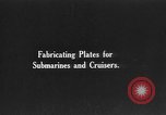 Image of fabricating steel plates for use in ships Italy, 1918, second 5 stock footage video 65675048473