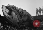 Image of British Mk IV tank France, 1918, second 6 stock footage video 65675048478