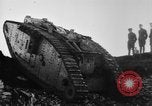 Image of British Mk IV tank France, 1918, second 7 stock footage video 65675048478