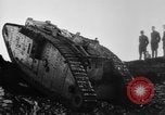 Image of British Mk IV tank France, 1918, second 9 stock footage video 65675048478