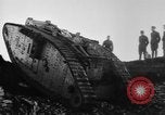 Image of British Mk IV tank France, 1918, second 10 stock footage video 65675048478