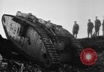 Image of British Mk IV tank France, 1918, second 12 stock footage video 65675048478