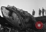Image of British Mk IV tank France, 1918, second 13 stock footage video 65675048478