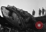 Image of British Mk IV tank France, 1918, second 14 stock footage video 65675048478