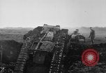Image of British Mk IV tank France, 1918, second 38 stock footage video 65675048478