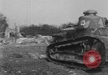 Standbild Allied Tank Frankreich, 1918, aus Sekunde 60 historischem Filmmaterial Videoclip 65675048488