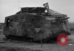 Standbild zerstörten deutschen britischen und französischen Tanks Frankreich, 1918, aus Sekunde 47 historischem Filmmaterial Videoclip 65675048491