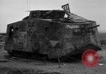 Standbild zerstörten deutschen britischen und französischen Tanks Frankreich, 1918, aus Sekunde 54 historischem Filmmaterial Videoclip 65675048491