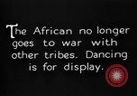 Image of African tribesmen Africa, 1931, second 4 stock footage video 65675048507