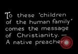 Image of preaching Christianity Africa, 1931, second 5 stock footage video 65675048509