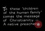 Image of preaching Christianity Africa, 1931, second 6 stock footage video 65675048509